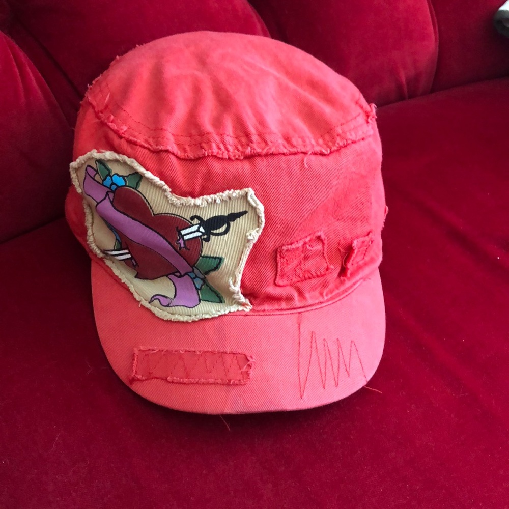 Red Patch Hat
